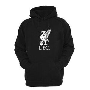 Liverpool FC Black/White Hoodie
